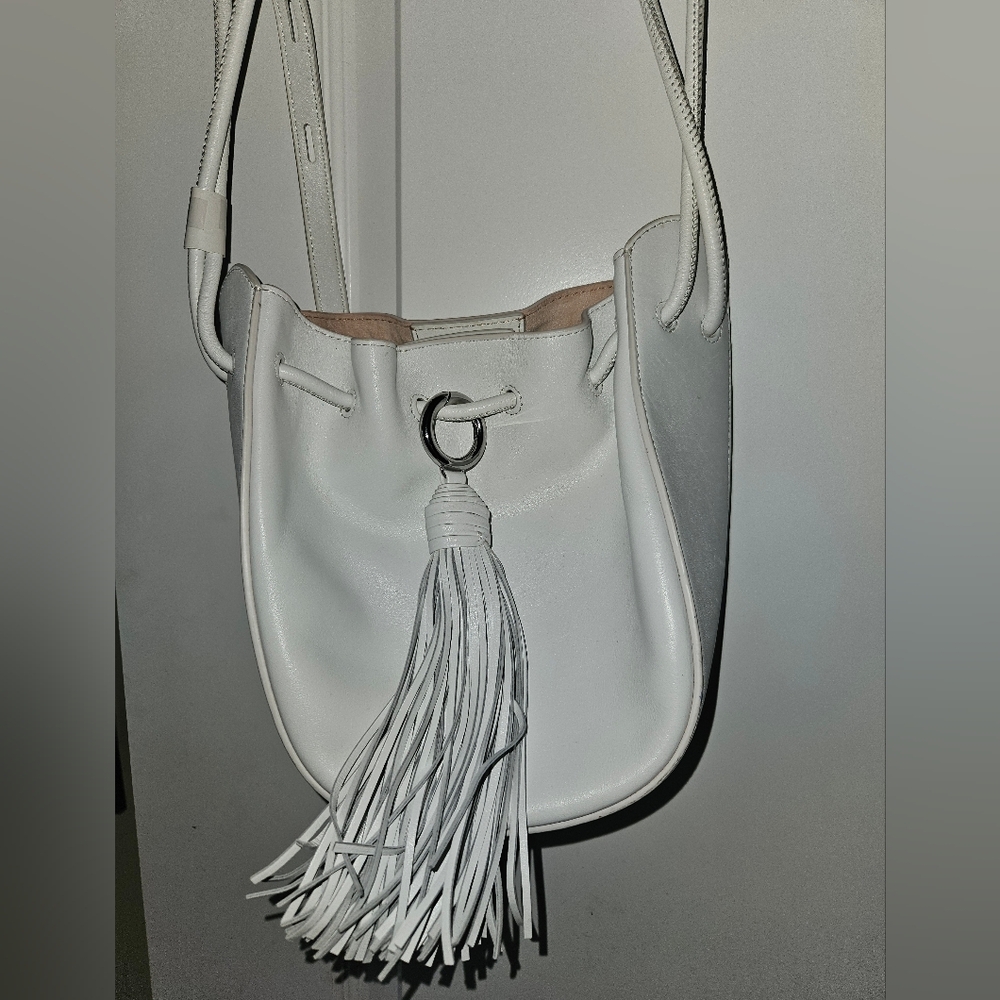 Rebecca Minkoff white leather purse